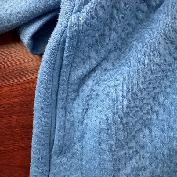 Colsie Blue Textured Knit Set - Picture 3 of 4